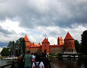 storming the castle at Trakai (Kate Gonzales)